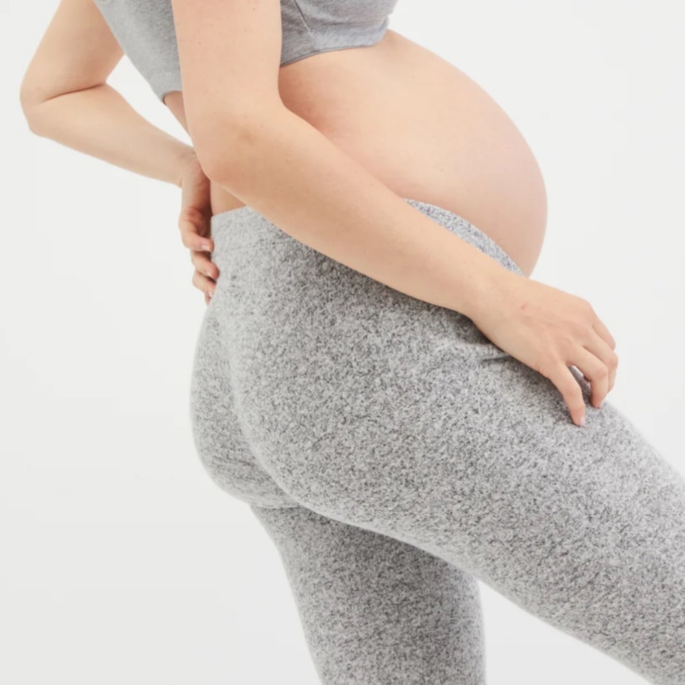 Cuffed Hacci Maternity Sleep Pants - Picture 8 of 10